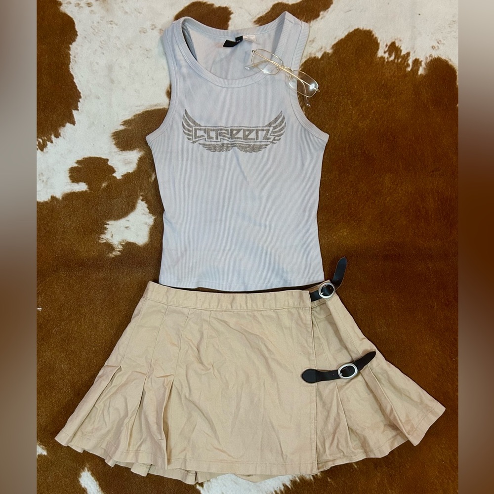 Brandy Melville Mini Pleated Skirt